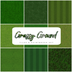 Ensemble de textures d'herbe pour *Les Sims 4*