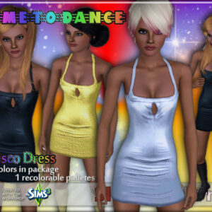 Robe disco S2S par sims2sisters