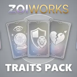 Pack de traits pour The Sims 4 par ZoiWorks