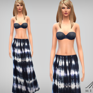 Jupe longue Waves par TSR Archive