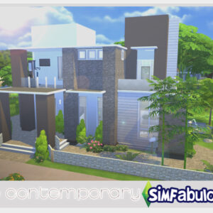 The Contemporary, villa moderne par SimFabulous2