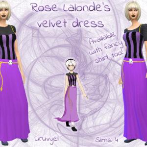 Robe en velours de Rose Lalonde (Homestuck) par Uruvyel2