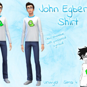 Chemise de John Egbert (Homestuck) par Uruvyel2