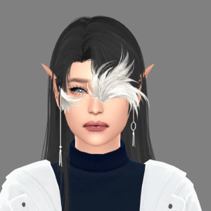 Avatar du jeu Les Sims 4 avec oreilles et bandeau fantaisie