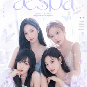 Groupe AESPA, style élégant, inspiration jeu vidéo comme The Sims 4