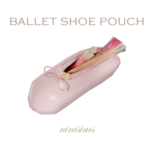 Poche à chaussons de ballet rose pour Sims 4