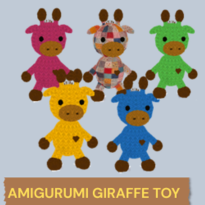 Jouets girafes amigurumi colorés pour *Les Sims 4*