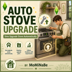 Mise à niveau automatique de four dans Les Sims 4 par MoMiNaBe