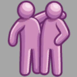 Deux personnages du jeu Les Sims 4