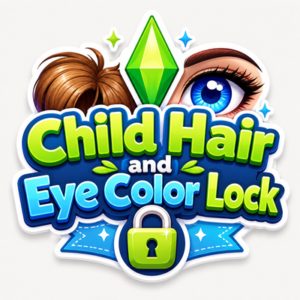 Verrouillage couleur cheveux et yeux enfant dans Sims 4