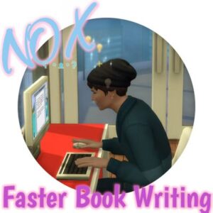 Écrivain virtuel dans *Les Sims 4* pour rédiger plus vite