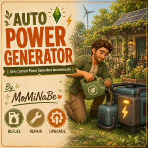 Générateur automatique d'énergie dans *Les Sims 4* par MoMiNaBe