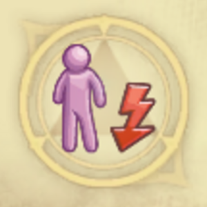 Personnage des Sims 4 avec décharge électrique