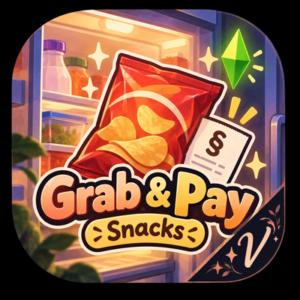 Jeu Les Sims 4 : application Snacks - Achetez et payez des collations virtuelles