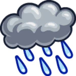 Nuage de pluie dans *Les Sims 4*