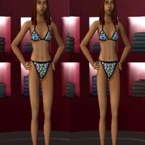 Maillot de bain aux couleurs vives par missperdant
