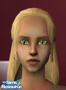Yeux de félin verts par wildstar24