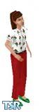 Tenue fleurie pour fillette par Erika