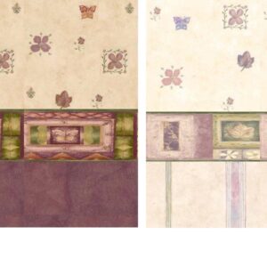 Deux murs patchwork violets par Sunnyskies97