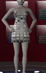 Robe disco zen noir et blanc pour ados par AprilEchidna