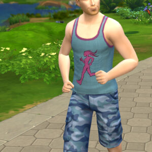 Débardeurs Running Life pour hommes par Ashkitty