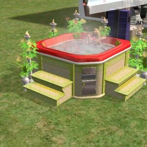 Baignoire de l'amour vanille par Atlanteay