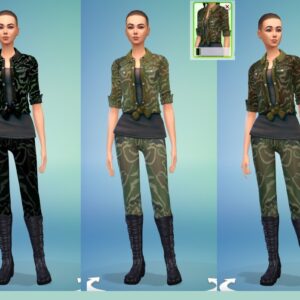 Tenue militaire pour femme (Military Woman) par DarklyErotic