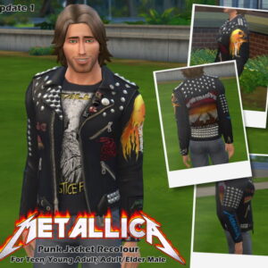 Veste en cuir Metallica par DocStone