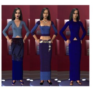 The Blues : tenues bleues par DonnaANN