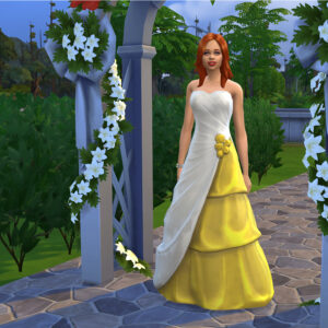 Robes de mariée à touches de couleur par FifthAce2007