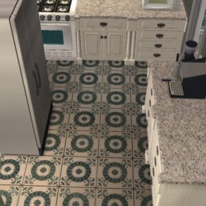 5 carrelages victoriens et 2 moquettes classiques par Havelock