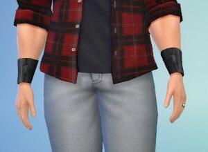 Manchettes en cuir pour hommes par JosephTheSim2k5