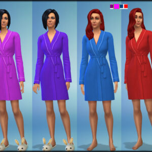 Peignoirs pour femme recolorés par Julie J