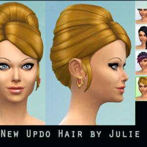 Chignon haut pour femme par Julie J