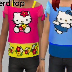 Hauts Hello Kitty pour fillettes par Lauren_Cheerio