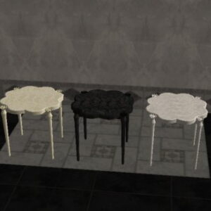 Tables Exploding Dragon en noir, blanc et bois blond par Loverat