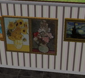 Van Gogh : trois tableaux floraux et La Nuit étoilée par Loverat