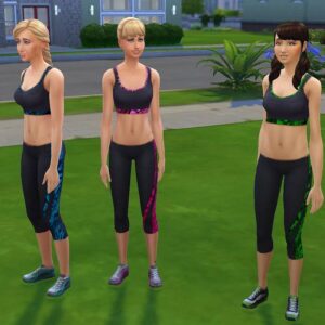 Tenues de sport à accents animaliers pour femme par MARTHA63