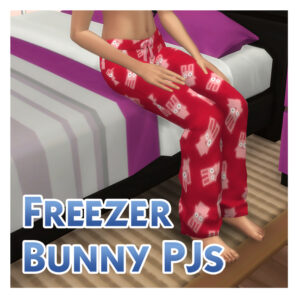 Bas de pyjama Freezer Bunny pour femmes par Menaceman44