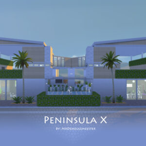 Peninsula X, villa moderne 6 chambres par MrDemeulemeester