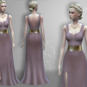Robe de soirée fendue par Rainicorn