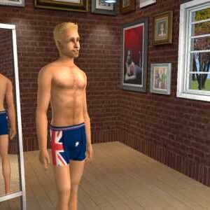 Maillot de bain drapeau australien pour homme par SimFeliz