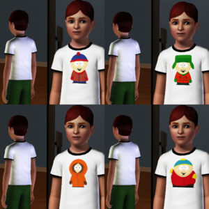 South Park, t-shirts pour garçons par Snaitf