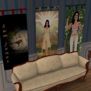 Tapisseries aux images des Sims 1 par Temporary