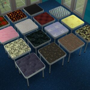 21 tables de jeu recolorées par Temporary