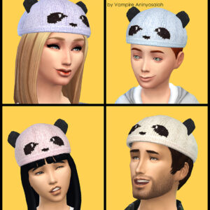 Bonnet ours Curious Bear (tous âges et genres) par Vampire_aninyosaloh