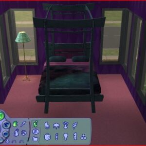 Ensemble cadre de lit et couvre-lit bleu violet par XLStormyLX