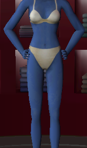 Peau bleu roi clair par Zelnixie
