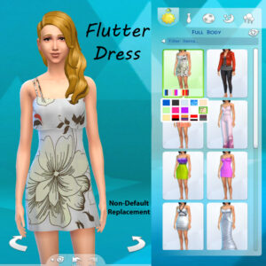 Robe fleurie à volants par adil338