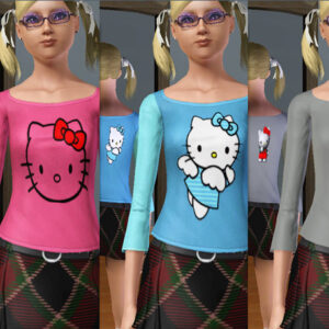5 t-shirts Hello Kitty pour femmes par bakerboy81